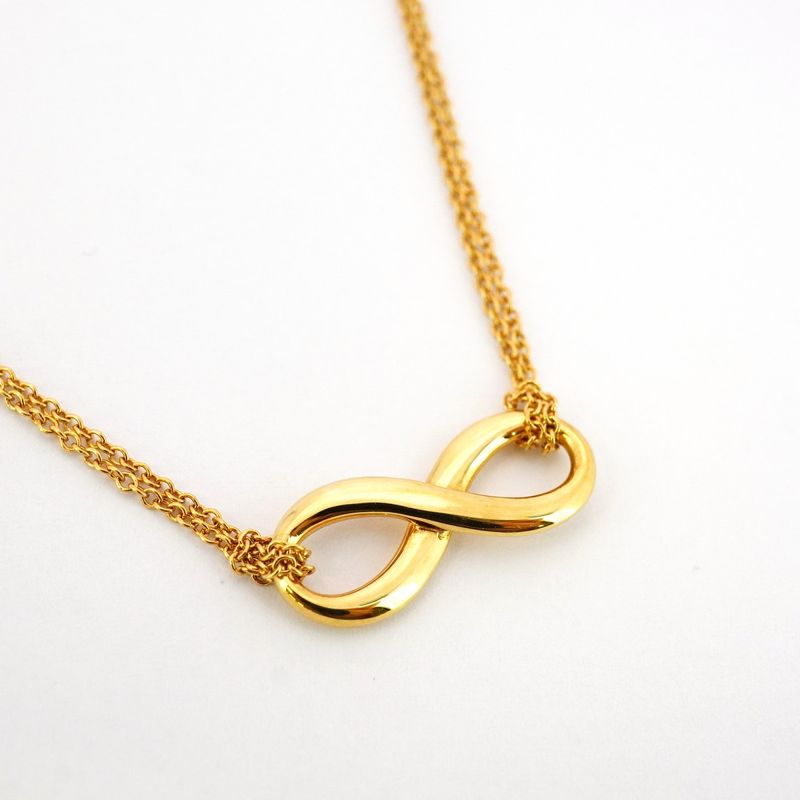 Tiffany & Co Necklace Infinity 18K Yellow Gold Yellow Gold Ladies