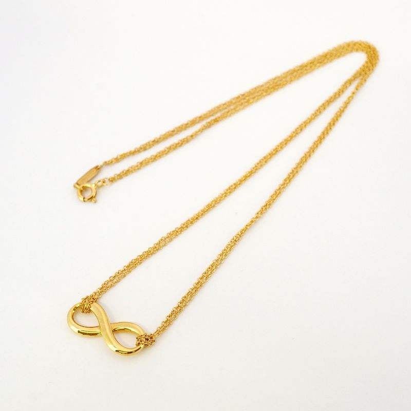 Tiffany & Co Necklace Infinity 18K Yellow Gold Yellow Gold Ladies