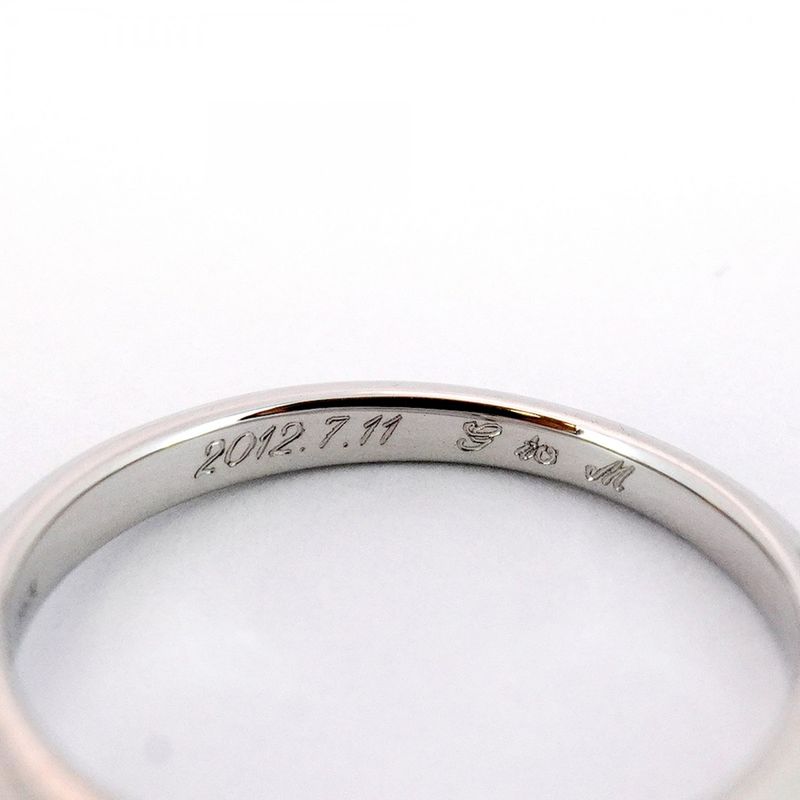 Tiffany & Co Ring Solitaire 1PD Pt950 Platinum Diamond 034ct #8 Ladies