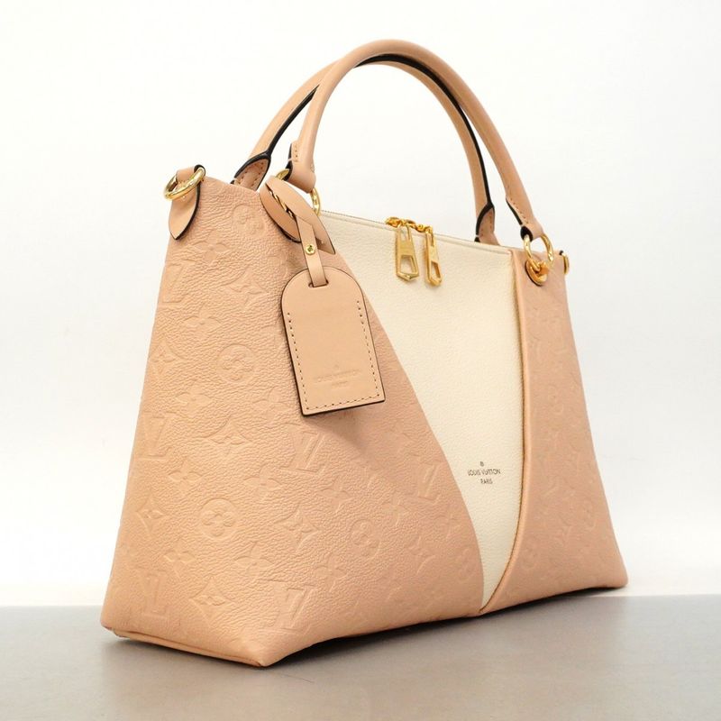 Louis Vuitton Handbag Monogram/empreinte V Tote MM Beige Rose/clesme 2way Bag