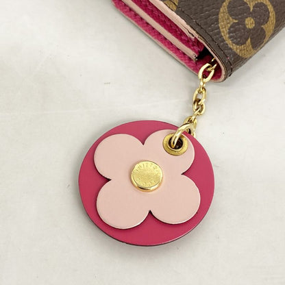 Louis Vuitton Long Wallet Monogram Portefeuille Emily Flower Charm M64202 Brown
