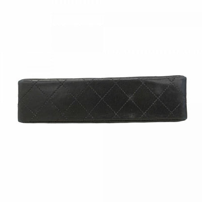 Chanel Shoulder Bag Matelasse / Paris Limited Edition Lambskin Black Gold/silver