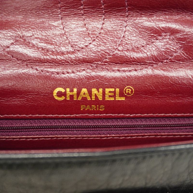 Chanel Shoulder Bag Matelasse / Paris Limited Edition Lambskin Black Gold/silver