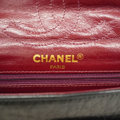 Chanel Shoulder Bag Matelasse / Paris Limited Edition Lambskin Black Gold/silver