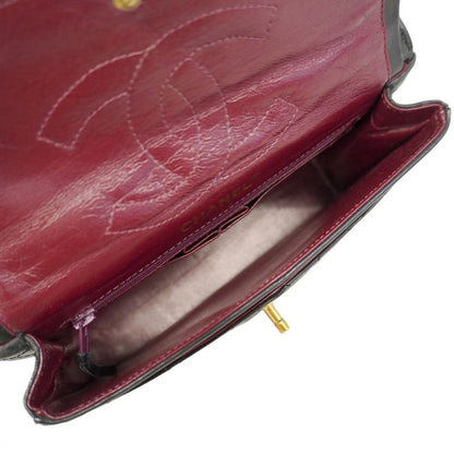 Chanel Shoulder Bag Matelasse / Paris Limited Edition Lambskin Black Gold/silver