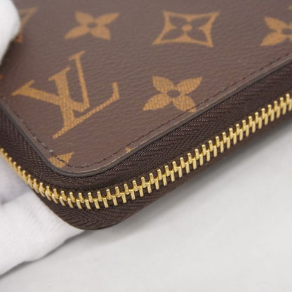 Louis Vuitton Long Wallet Monogram Zippy Wallet M42616 Brown Ladies