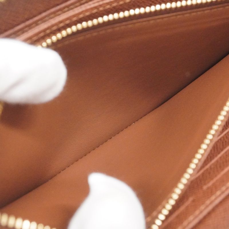 Louis Vuitton Long Wallet Monogram Zippy Wallet M42616 Brown Ladies