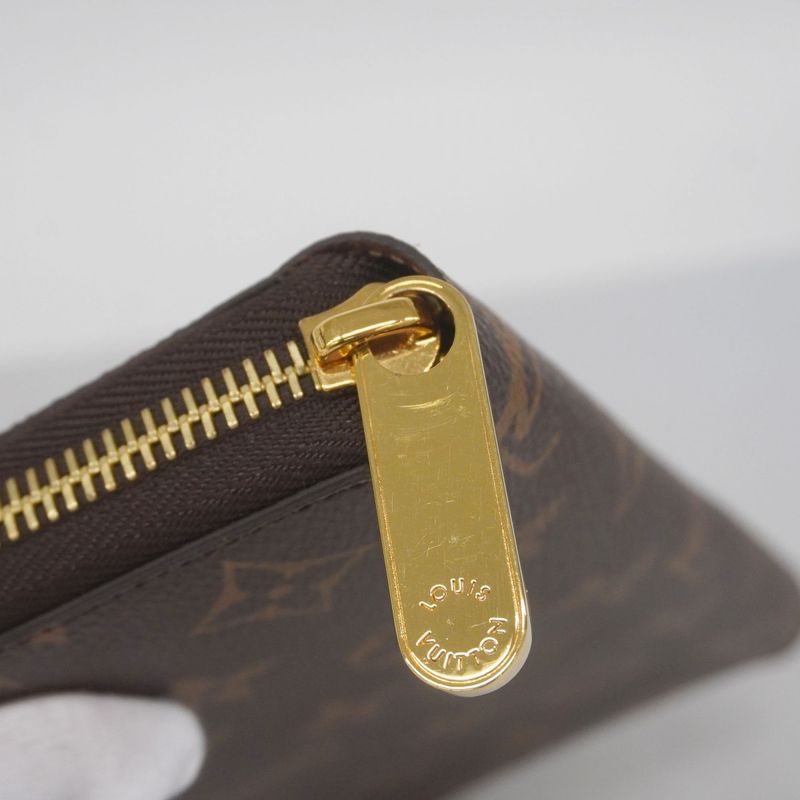 Louis Vuitton Long Wallet Monogram Zippy Wallet M42616 Brown Ladies
