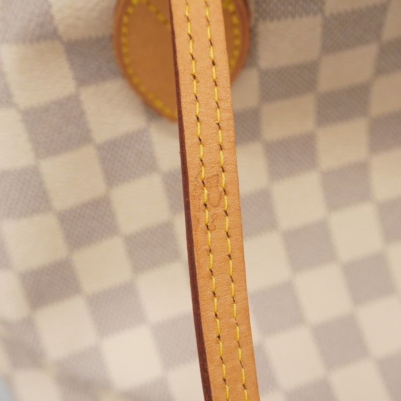 Louis Vuitton Tote Bag Damier Azure Neverfull PM N40605 White Ladies