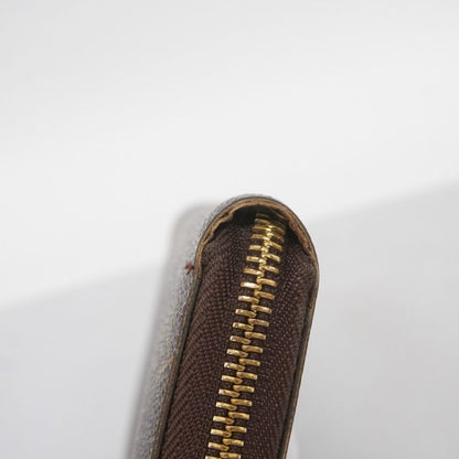 Louis Vuitton Long Wallet Monogram Zippy Wallet M60017 Brown Men Women Unisex