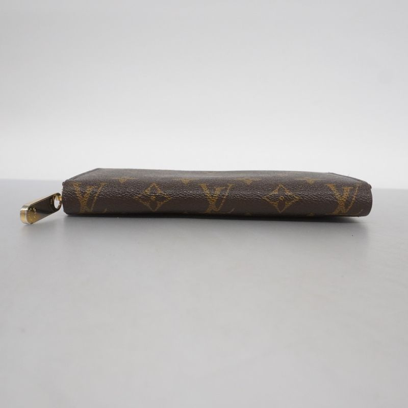 Louis Vuitton Long Wallet Monogram Zippy Wallet M60017 Brown Men Women Unisex
