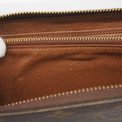 Louis Vuitton Long Wallet Monogram Zippy Wallet M60017 Brown Men Women Unisex
