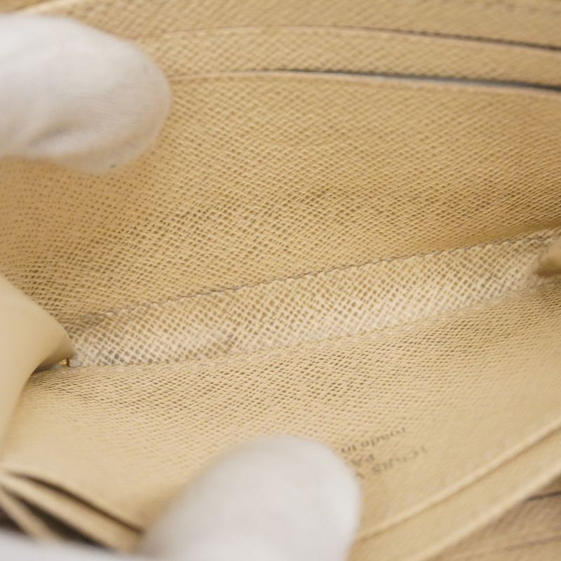 Louis Vuitton Coin Case Damier Azure Zippy Coin Purse N63069 White Ladies