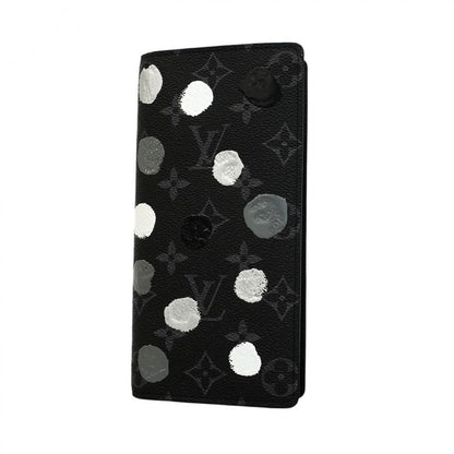 Louis Vuitton Long Wallet Monogram-eclipse Yayoi Kusama Portefeuille Brazza