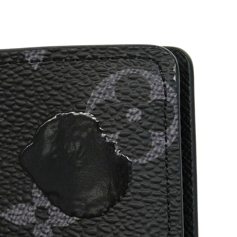 Louis Vuitton Long Wallet Monogram-eclipse Yayoi Kusama Portefeuille Brazza