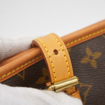 Louis Vuitton Tote Bag Monogram Bucket PM M42238 Brown Ladies