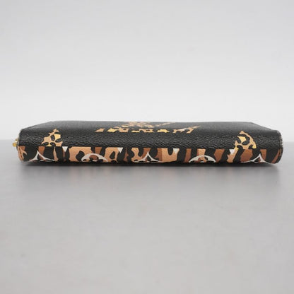 Louis Vuitton Long Wallet Monogram Jungle Zippy Wallet M44744 Brown Noir Black