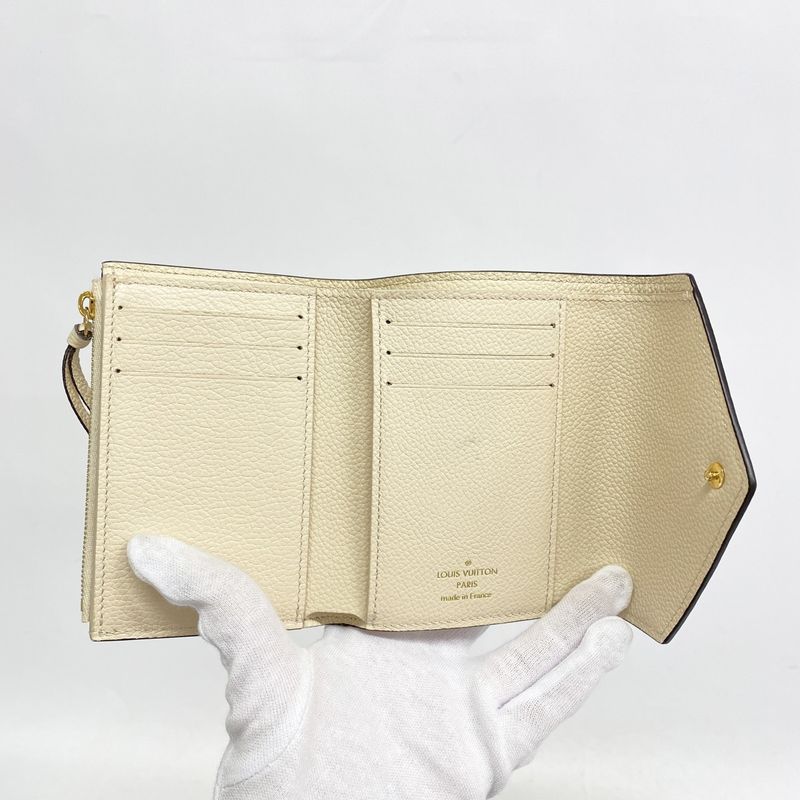 Louis Vuitton Trifold Wallet Monogram/empreinte Bi-color Portefeuille Victorine