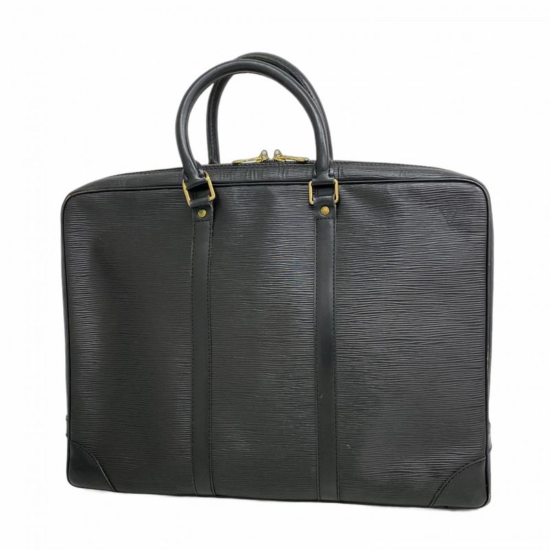 Louis Vuitton Briefcase Epi Porte Documents Voyage M59162 Noir Black Men's