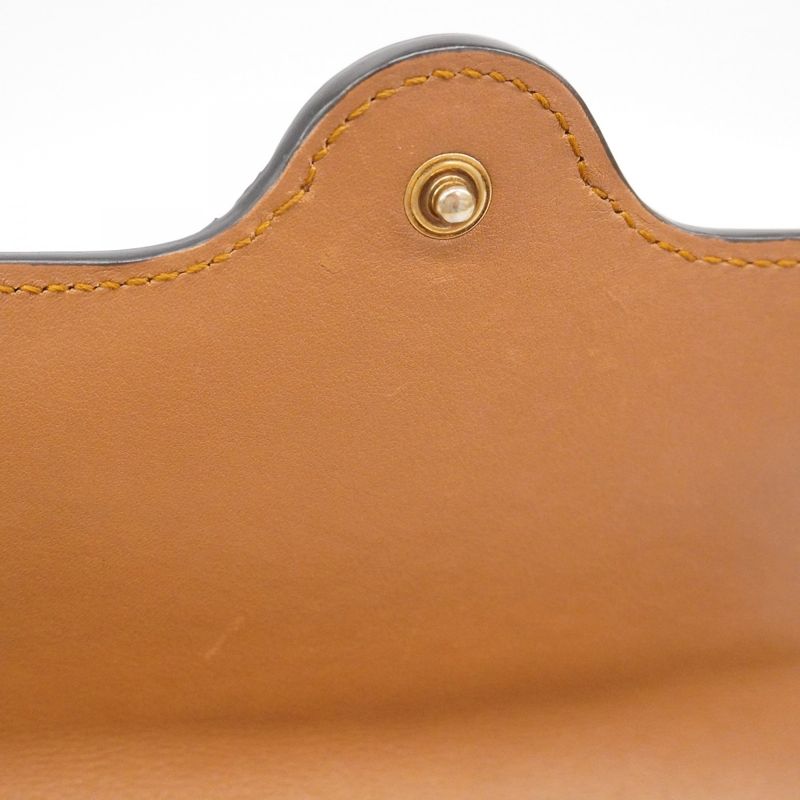 Gucci Long Wallet Horsebit 382274 Suede Brown Gold Hardware Women