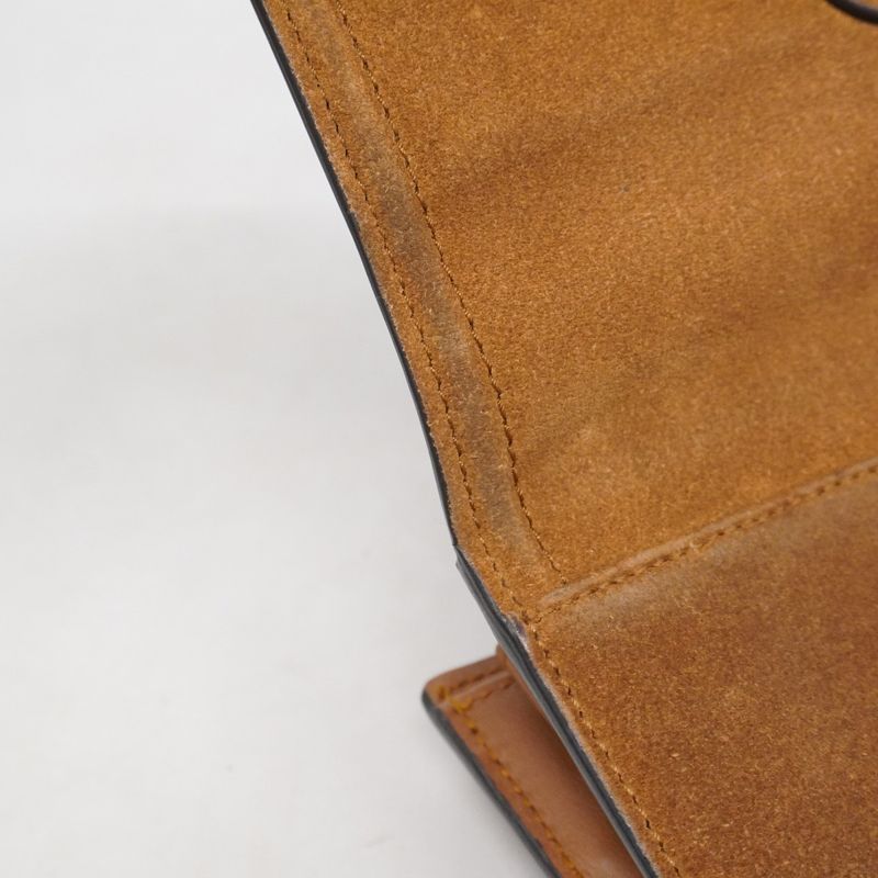 Gucci Long Wallet Horsebit 382274 Suede Brown Gold Hardware Women