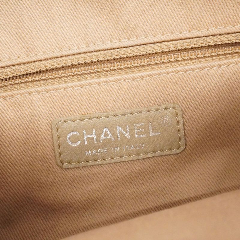 Chanel Shoulder Bag Matelasse Caviar Skin Red Silver Hardware Women