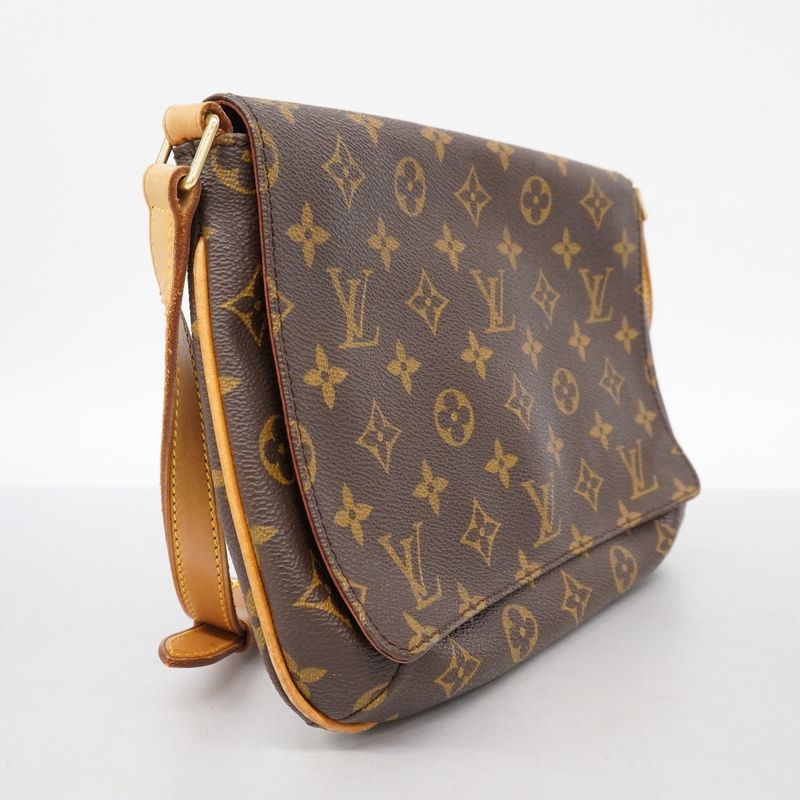 Louis Vuitton Shoulder Bag Monogram Musette Tango Short Strap M51257 Brown