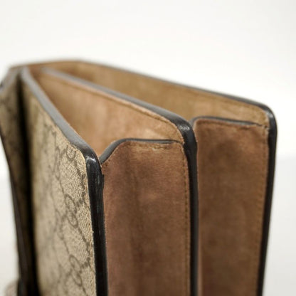 Gucci Shoulder Bag GG Supreme Dionysus 400235 PVC Brown Silver Hardware Women