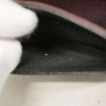 Chanel Business Card Holder Matelasse Caviar Skin Black Gold Hardware Women