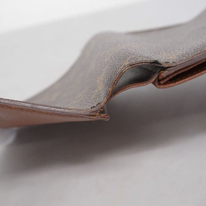 Louis Vuitton Trifold Wallet Monogram Porte Trésor Etui Papier M61202 Brown