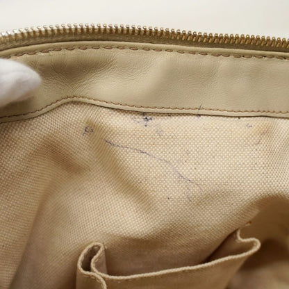 Gucci Handbag Guccissima 247902 Leather Beige Chien Pan Gold Hardware 2way Bag