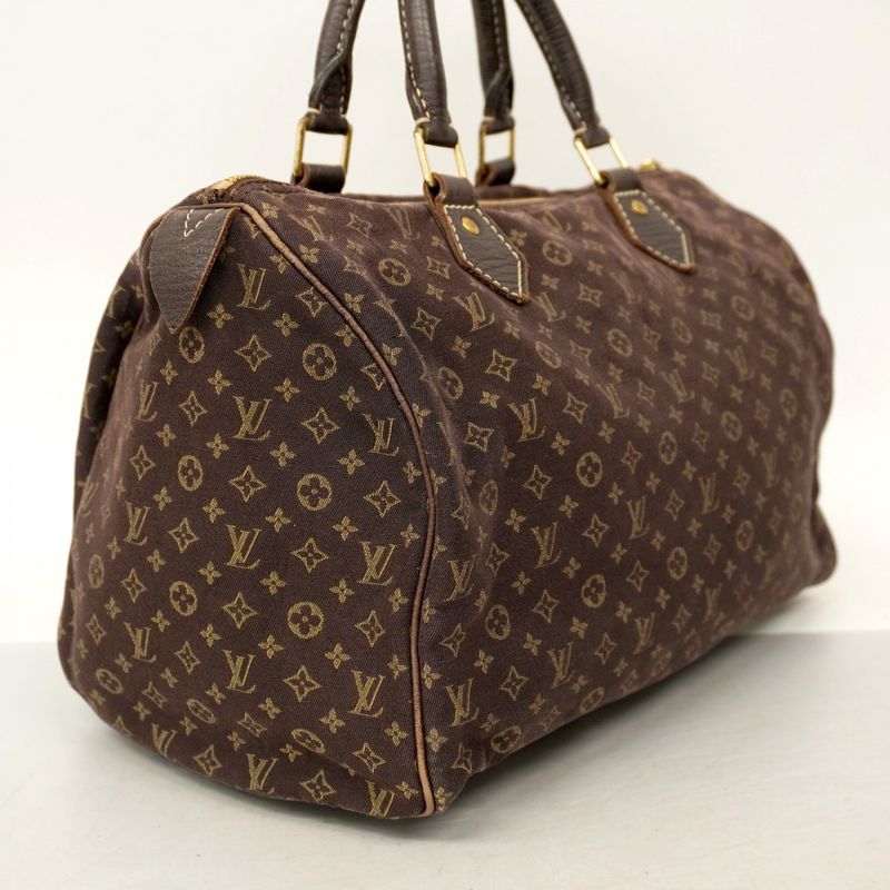 Louis Vuitton Handbag Monogram Mini Lin Speedy 30 M95224 Ebene Womens