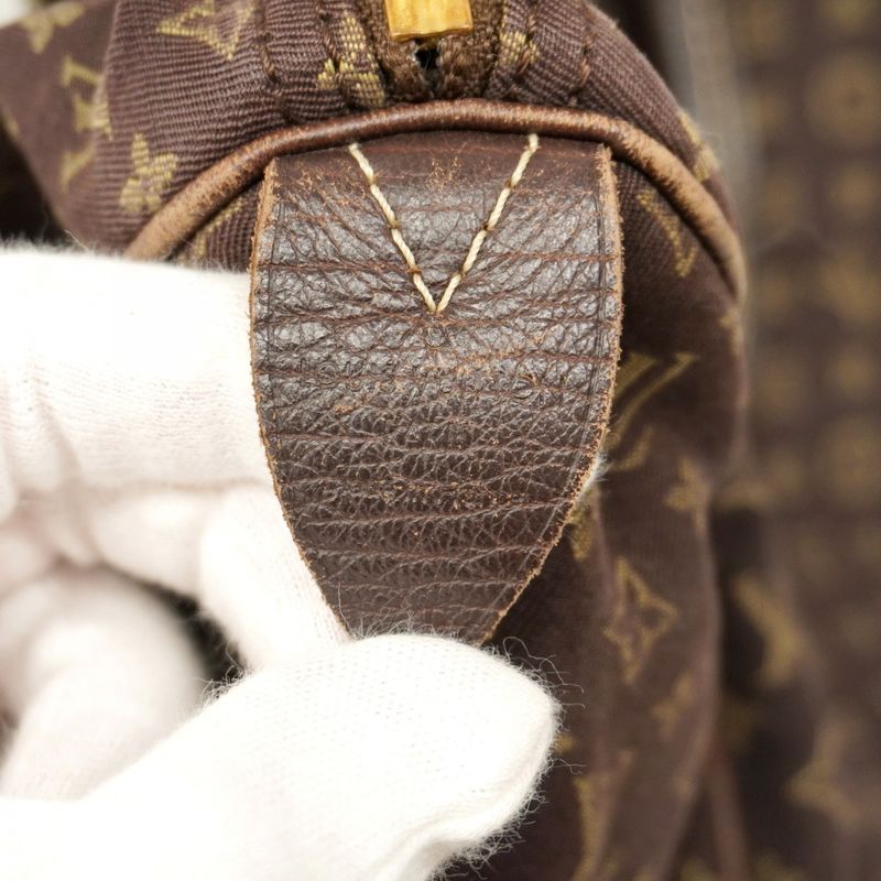 Louis Vuitton Handbag Monogram Mini Lin Speedy 30 M95224 Ebene Womens