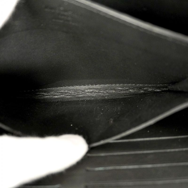 Louis Vuitton Long Wallet Damier Graphite Zippy XL N41503 Black Men's