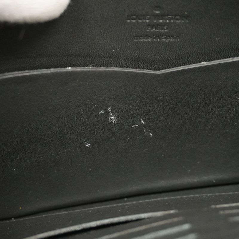 Louis Vuitton Long Wallet Damier Graphite Zippy XL N41503 Black Men's