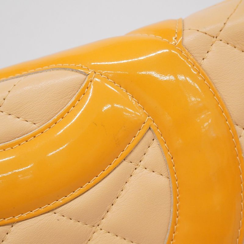 Chanel Tote Bag Cambon Lambskin Beige Silver Hardware Women