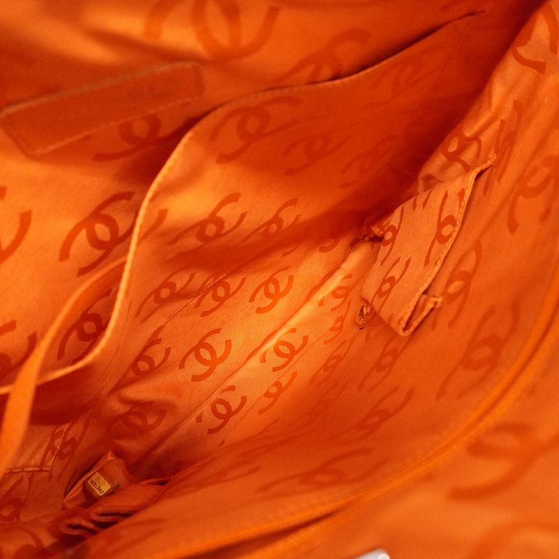 Chanel Tote Bag Cambon Lambskin Beige Silver Hardware Women