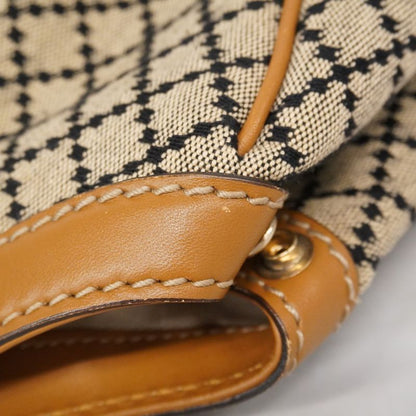 Gucci Tote Bag Diamante/sookie 211944 Canvas Brown Gold Hardware Women's