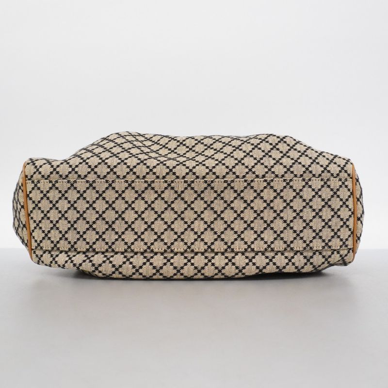 Gucci Tote Bag Diamante/sookie 211944 Canvas Brown Gold Hardware Women's