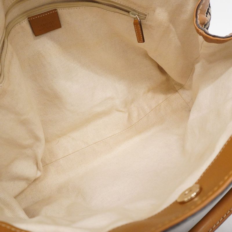 Gucci Tote Bag Diamante/sookie 211944 Canvas Brown Gold Hardware Women's