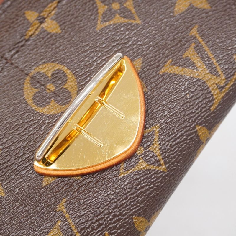 Louis Vuitton Trifold Long Wallet Monogram Portefeuille Eugenie M60123 Brown