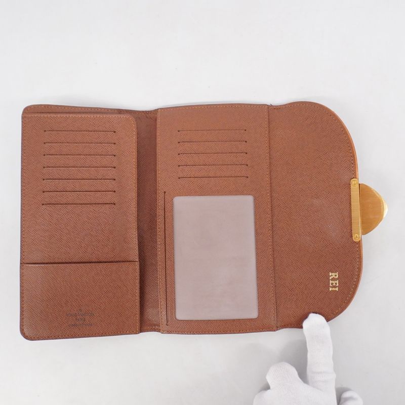 Louis Vuitton Trifold Long Wallet Monogram Portefeuille Eugenie M60123 Brown