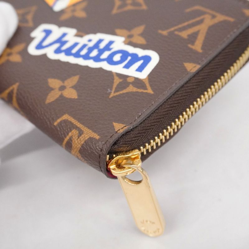 Louis Vuitton Long Wallet Monogram Patches Zippy Wallet M63392 Brown Ladies