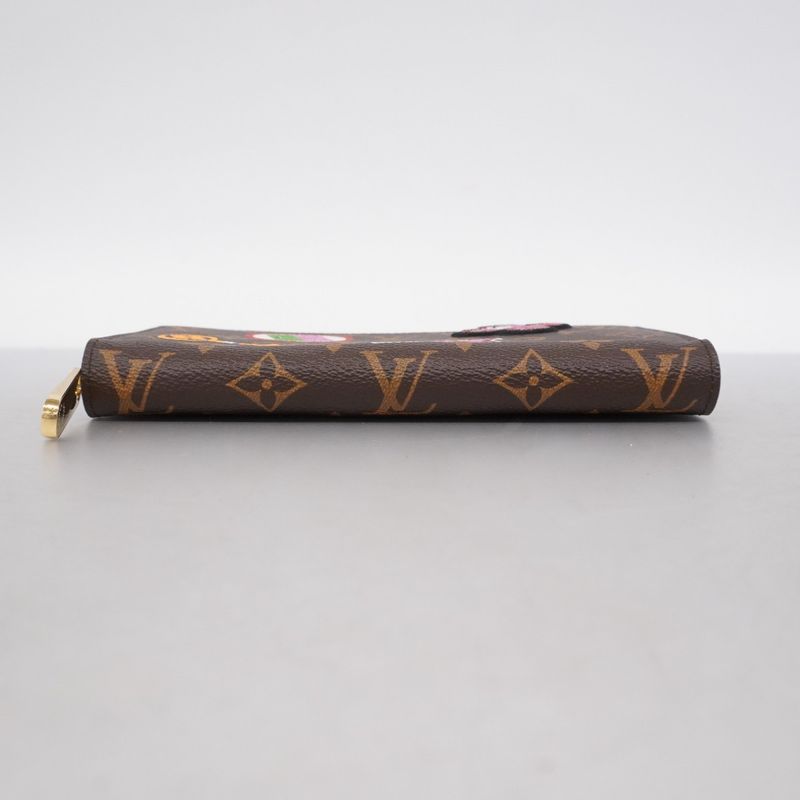 Louis Vuitton Long Wallet Monogram Patches Zippy Wallet M63392 Brown Ladies