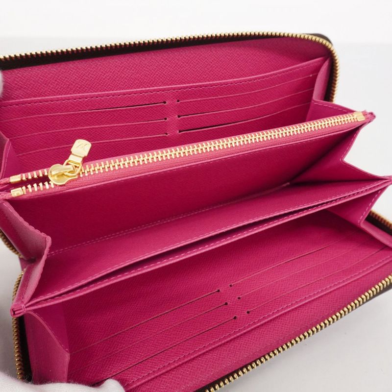 Louis Vuitton Long Wallet Monogram Patches Zippy Wallet M63392 Brown Ladies