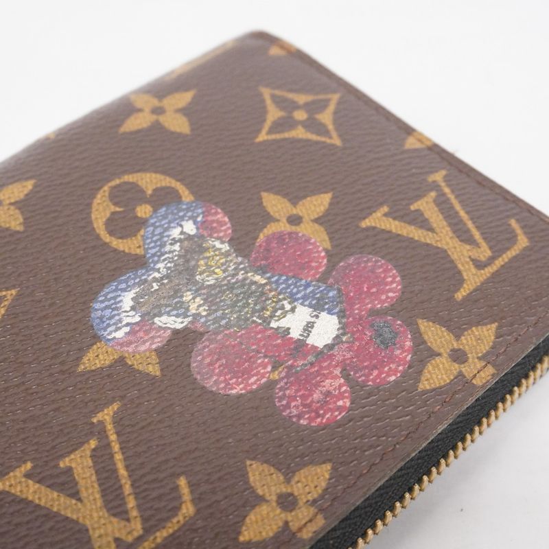 Louis Vuitton Long Wallet Monogram Zippy Wallet Kansai Yamamoto M67249 Brown