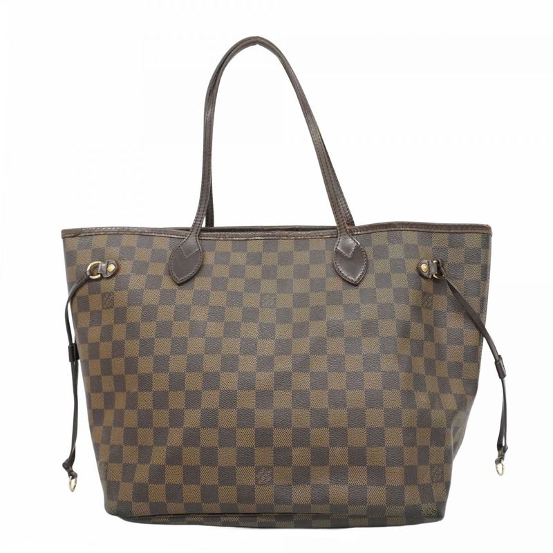 Louis Vuitton Tote Bag Damier Neverfull MM N51105 Ebene Womens
