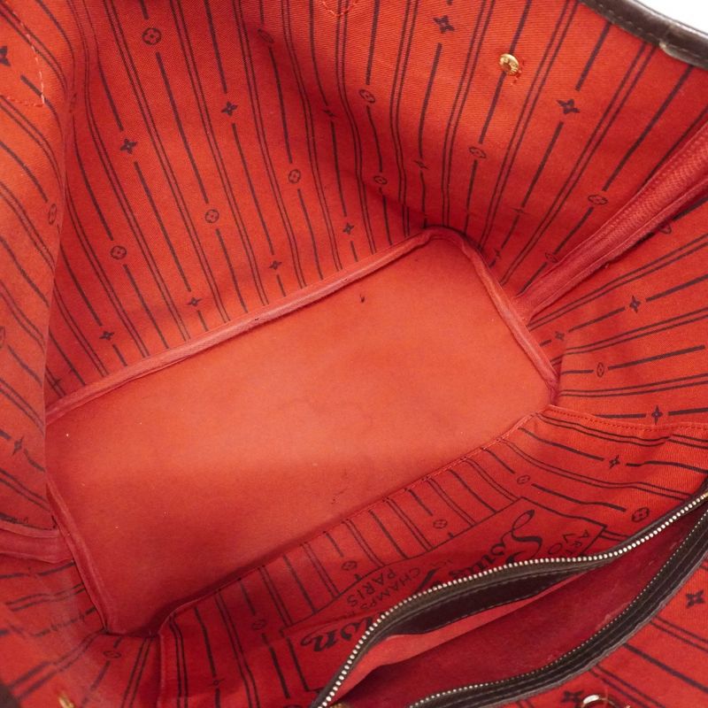 Louis Vuitton Tote Bag Damier Neverfull MM N51105 Ebene Womens