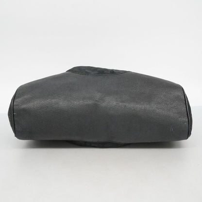 Gucci Handbag GG Canvas 223972 Canvas Black Chien Pan Gold Hardware Women