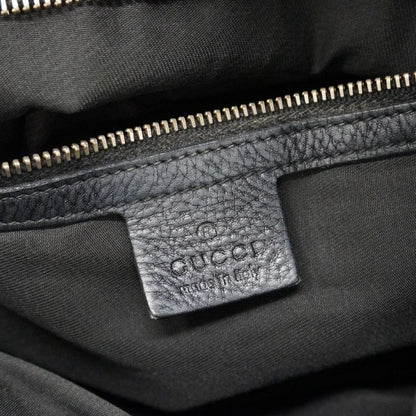 Gucci Handbag GG Canvas 223972 Canvas Black Chien Pan Gold Hardware Women